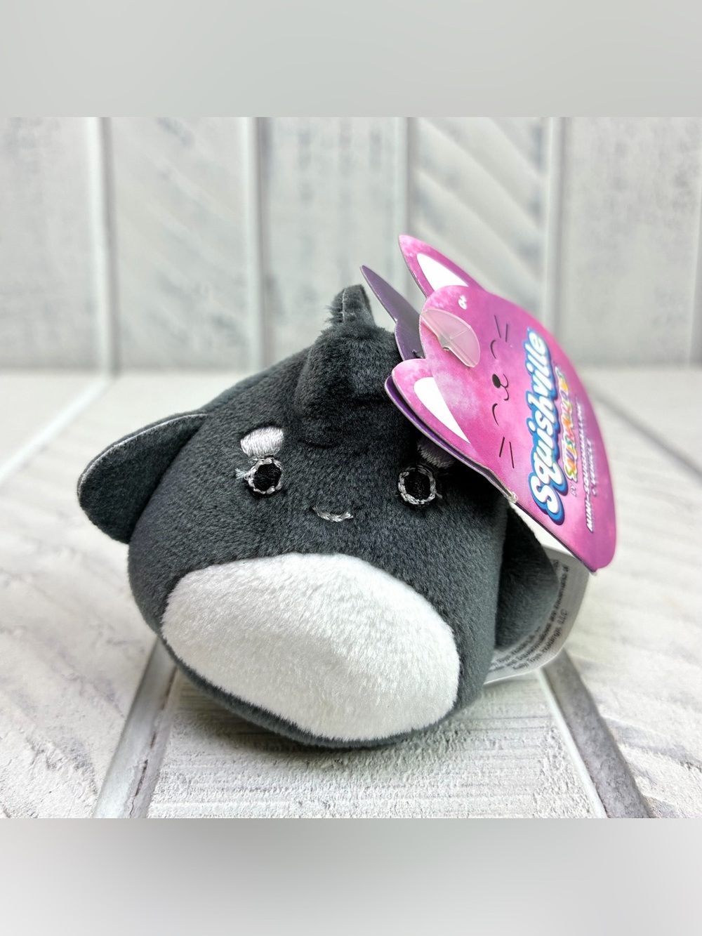 Squishmallows Squishville Kai The Orca Mini Plush Toy 2022 Collectible